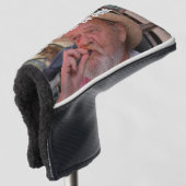 BESTE PAPA VAN PAR CUSTOM GOLF PUTTER HOESJE GOLFHEADCOVER (3/4 voorkant)