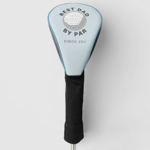 Beste papa van Par Fathers Day Custom Golfheadcover
