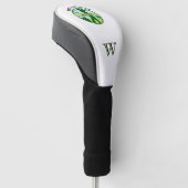 BESTE PAPA VAN PAR NAME AANGEPASTE MONOGRAM GOLFHEADCOVER (Schuin)