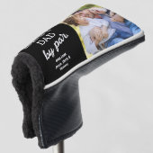 Beste papa van Par Photo Modern Vaderdag Custom Golfheadcover (3/4 voorkant)