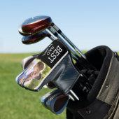 Beste papa van Par Photo Modern Vaderdag Custom Golfheadcover (Insitu)