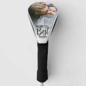 Beste papa van werelden | Foto Golfheadcover (Voorkant)