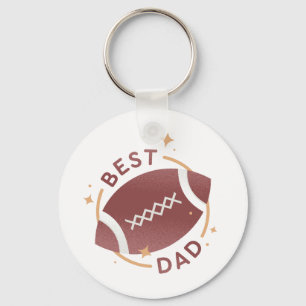 Beste Papa Voetbal  Sleutelhanger