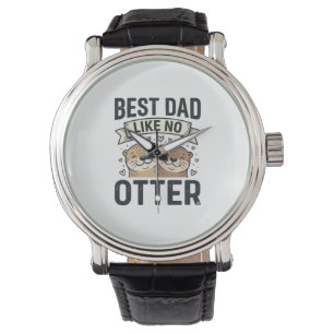 Beste Papa Zoals Geen Otter Schattige Otter Vaderd Horloge