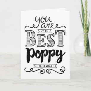 Beste Papaver in de Verjaardag van de Wereld Kaart