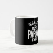 Beste Papaw van de wereld ooit | Vader Gift Koffiemok (Voorkant links)