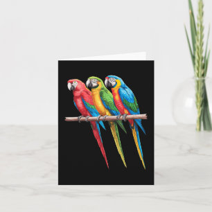 Beste papegaai kunst voor mannen vrouwen kinderen  kaart