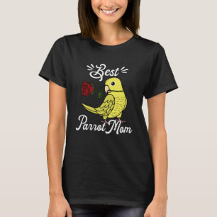 Beste papegaai mam ik gele papegaai t-shirt