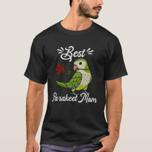 Beste papegaai mam ik groene monnik parkiet quaker t-shirt