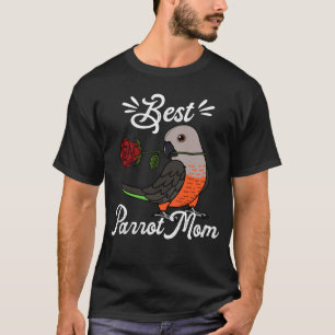 Beste papegaai mam ik rode buikpapegaai t-shirt