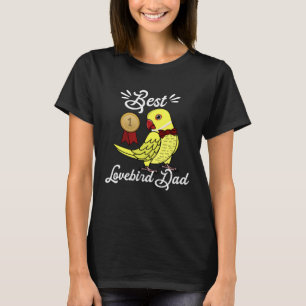 Beste papegaai papa ik geel Indische ringhals T-shirt