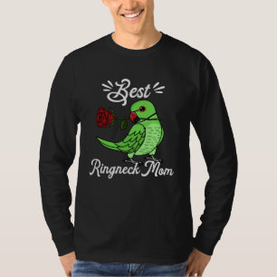 Beste papegaaienmoeder I Groene Indische Halsbandp T-shirt