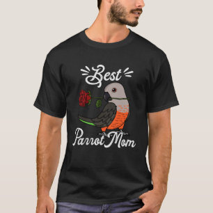 Beste papegaaienmoeder ik Roodbuik papegaai T-shirt