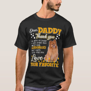 Beste pappa, bedankt dat je mijn pappie bent t-shirt
