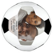 Beste pappa in de wereld Vaderdag foto  Voetbal (Gedraaid)