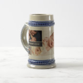 Beste pappa ooit 5 Foto Collage Vaderdag Bierpul (Voorkant links)