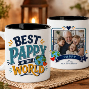 Beste Pappy ter Wereld Foto Mok