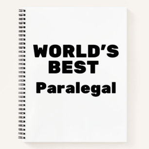 Beste paralegal ter wereld notitieboek