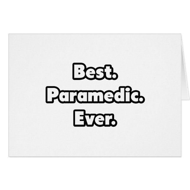Beste. Paramedicus. Ooit. (Voorkant Horizontaal)