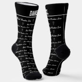 Beste partner ooit | Leuke monogram Sokken (Gebogen)