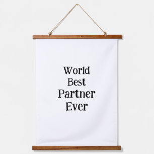 Beste partner ooit Valentijnsdag minnaar vriendin Hangend Wandkleed