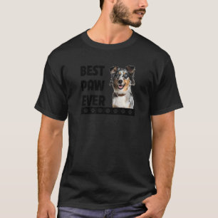 Beste Paw Ooit Aussie Papa Australische Herder Vad T-shirt