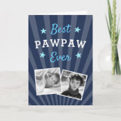 Beste paw ooit | Foto Vaderdag Kaart (Voorkant)