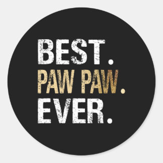 Beste paw paw ooit speciale opa ronde sticker