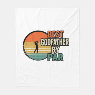 Beste peetoom door Par Vintage Golf Vector Design_ Fleece Deken