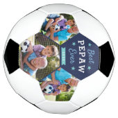 Beste Pepaw ooit | Aangepaste foto op opa Voetbal (Gedraaid)