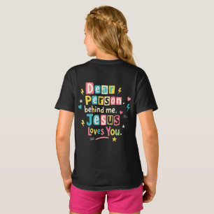 Beste persoon achter me Jezus houdt van je T-shirt