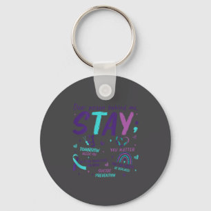 Beste Persoon Achter Me Jij Suicide Awareness Sleutelhanger