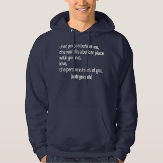 Beste persoon achter mij de wereld is een betere p hoodie