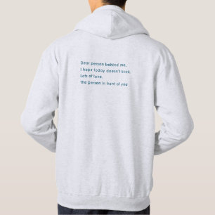Beste persoon achter mij hoodie
