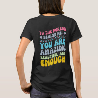 Beste persoon Achter mij Vrouwen T-shirt