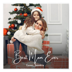 Beste persoonlijke foto van mama afdruk