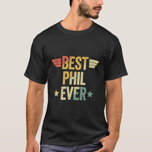 Beste Phil ooit T-shirt (Voorkant)