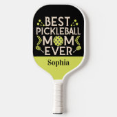 Beste pickleball mam ooit gepersonaliseerde naam pickleball paddle (Achterkant)