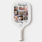Beste Pickleball Mama Fotocollage Paddle (Achterkant)