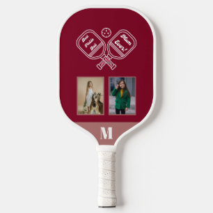 Beste Pickleball Mum Ever 2 Foto Grid Afbeelding P Paddle