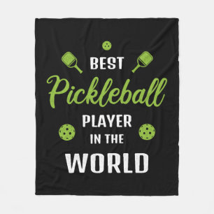 Beste Pickleball speler in de wereld beste speler Fleece Deken