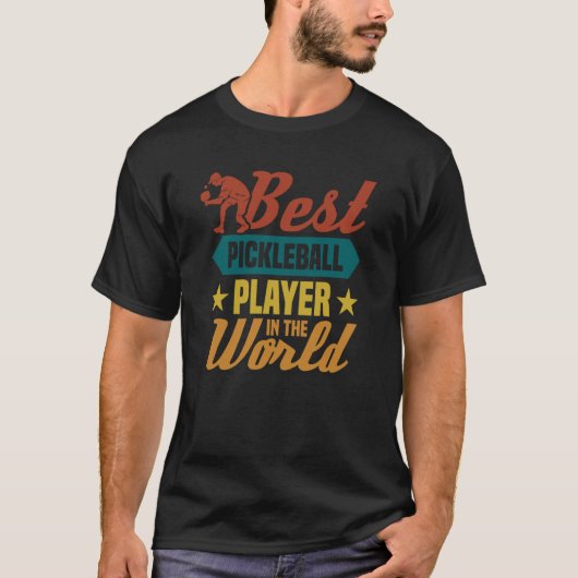 Beste picklebalspeler in de wereld 1 t-shirt (Voorkant)