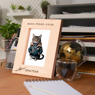Beste piloot ooit & vliegtuig, Eenvoudig gepersona Gegraveerde Lijstjes