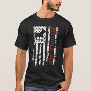 Beste Pit Bull Vader Ooit Amerikaanse Vlag Pitbull T-shirt