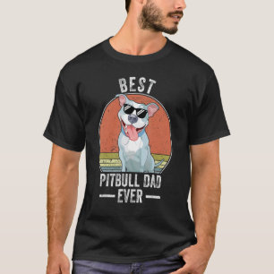 Beste Pitbull-hond papa ooit kostuum Pitbull-eigen T-shirt
