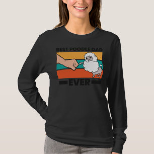 Beste poedel papa ooit poedel papa poedel papa t-shirt