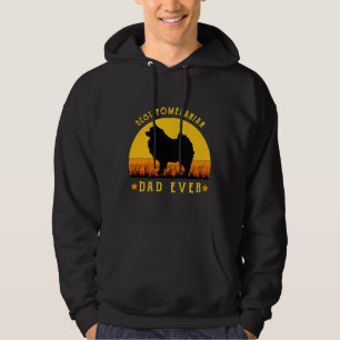 Beste pommeraanse vader ooit grappige pap Grafisch Hoodie