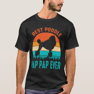 Beste Poodle PAP PP OOIT  Vaderdag T-shirt