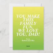 BESTE POP OOIT | Grappige Vaderdag Kaart (Achterkant)