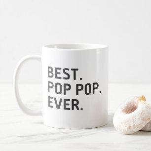 Beste Pop Pop ooit Funny Grandfather Koffiemok